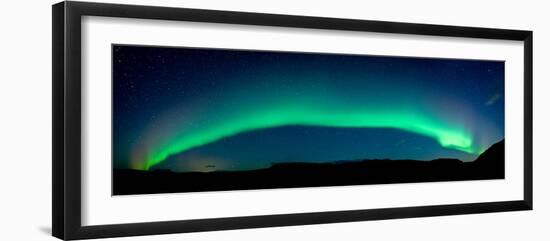 Aurora Borealis or Northern Lights, Vik I Myrdal, Iceland-null-Framed Photographic Print