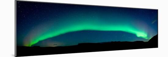 Aurora Borealis or Northern Lights, Vik I Myrdal, Iceland-null-Mounted Photographic Print