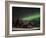 Aurora Borealis Over a Cabin, Northwest Territories, Canada-Stocktrek Images-Framed Photographic Print