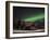 Aurora Borealis Over a Cabin, Northwest Territories, Canada-Stocktrek Images-Framed Photographic Print