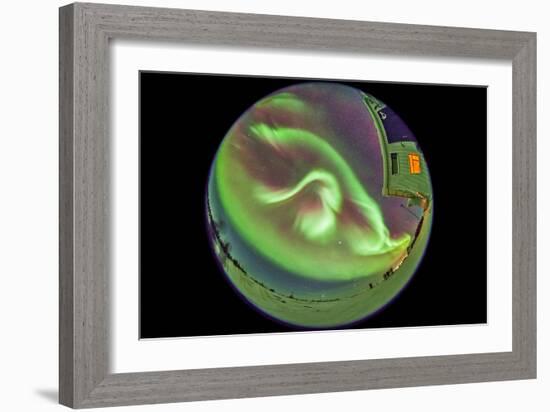 Aurora Borealis over Churchill, Manitoba, Canada-Stocktrek Images-Framed Photographic Print