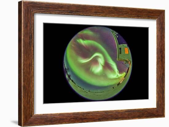 Aurora Borealis over Churchill, Manitoba, Canada-Stocktrek Images-Framed Photographic Print