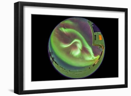 Aurora Borealis over Churchill, Manitoba, Canada-Stocktrek Images-Framed Photographic Print