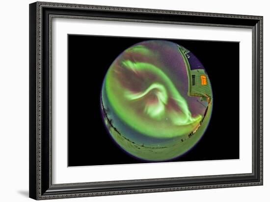 Aurora Borealis over Churchill, Manitoba, Canada-Stocktrek Images-Framed Photographic Print