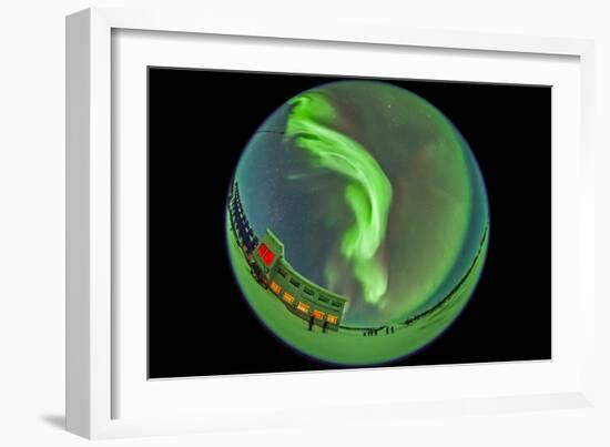 Aurora Borealis over Churchill, Manitoba, Canada-Stocktrek Images-Framed Photographic Print