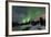 Aurora Borealis over Creek, Yukon, Canada-null-Framed Photographic Print