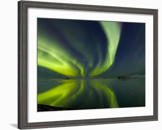 Aurora Borealis over Lake Thorisvatn-null-Framed Photographic Print