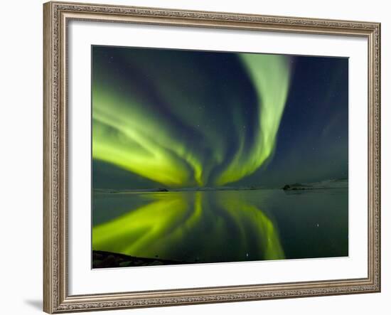 Aurora Borealis over Lake Thorisvatn-null-Framed Photographic Print