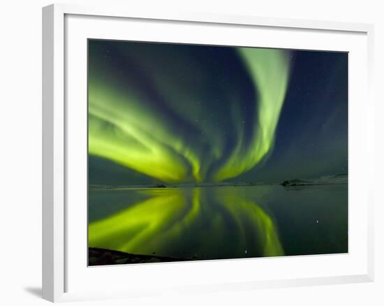 Aurora Borealis over Lake Thorisvatn-null-Framed Photographic Print