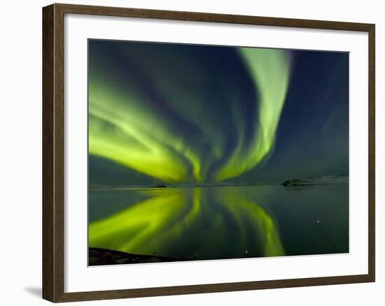 Aurora Borealis over Lake Thorisvatn-null-Framed Photographic Print