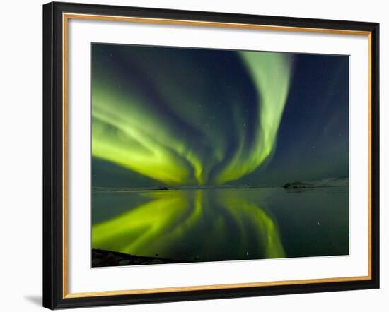 Aurora Borealis over Lake Thorisvatn-null-Framed Photographic Print