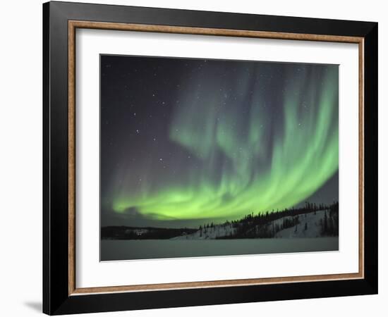 Aurora Borealis Over Prosperous Lake, Canada-Stocktrek Images-Framed Photographic Print