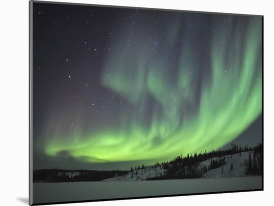 Aurora Borealis Over Prosperous Lake, Canada-Stocktrek Images-Mounted Photographic Print