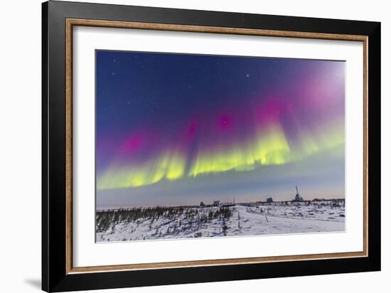 Aurora Borealis Seen from Churchill, Manitoba, Canada-Stocktrek Images-Framed Photographic Print