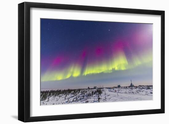 Aurora Borealis Seen from Churchill, Manitoba, Canada-Stocktrek Images-Framed Photographic Print