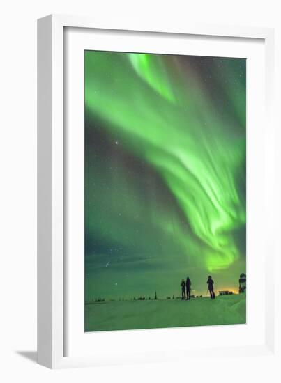 Aurora Borealis with Taurus and Orion over Churchill, Manitoba, Canada-Stocktrek Images-Framed Photographic Print