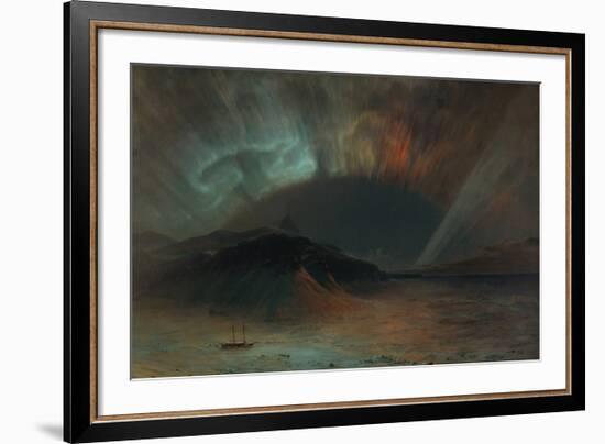 Aurora Borealis-Frederic Edwin Church-Framed Premium Giclee Print