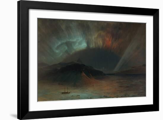 Aurora Borealis-Frederic Edwin Church-Framed Premium Giclee Print