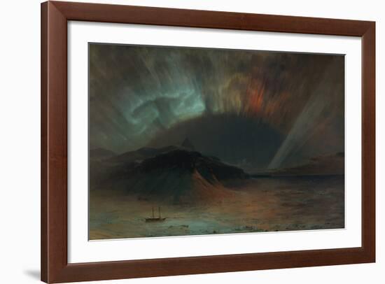 Aurora Borealis-Frederic Edwin Church-Framed Premium Giclee Print