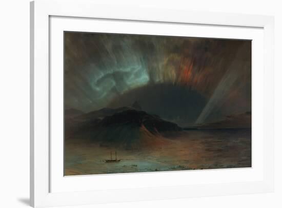 Aurora Borealis-Frederic Edwin Church-Framed Premium Giclee Print