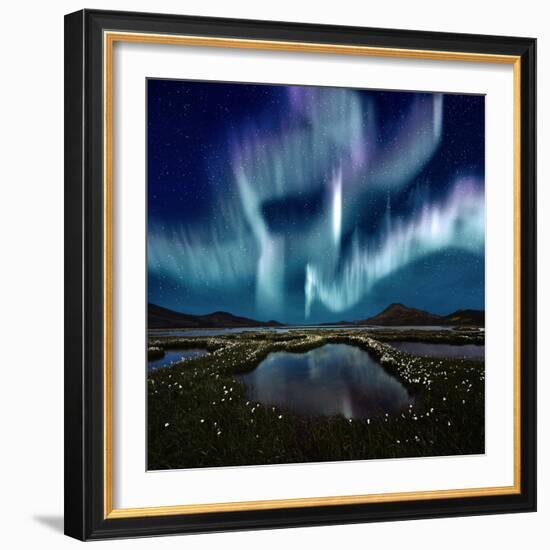 Aurora Borealis-Corepics-Framed Photographic Print