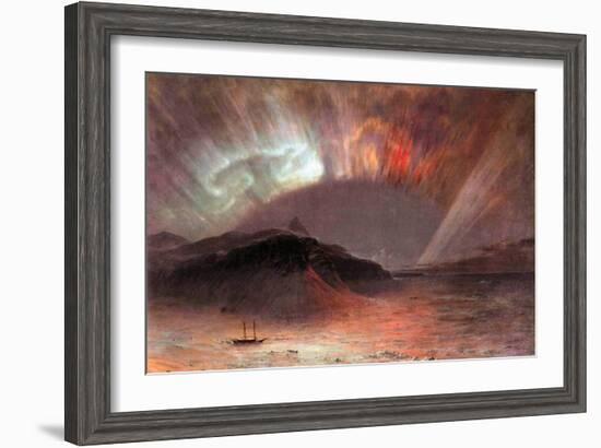 Aurora Borealis-Frederic Edwin Church-Framed Art Print