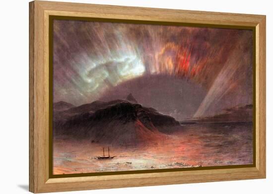 Aurora Borealis-Frederic Edwin Church-Framed Stretched Canvas