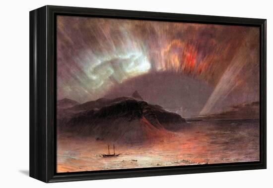 Aurora Borealis-Frederic Edwin Church-Framed Stretched Canvas