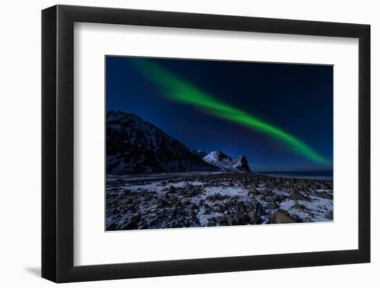 Aurora Borelis in Norway 4-Philippe Sainte-Laudy-Framed Photographic Print