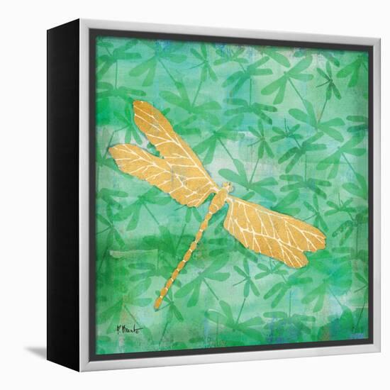 Aurora Dragonfly-Paul Brent-Framed Stretched Canvas