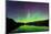 Aurora (Northern Lights) reflected in Lower Kananaskis Lake, Peter Laugheed Provincial Park, Canada-Miles Ertman-Mounted Photographic Print