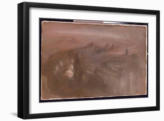 Aurora (Oil on Canvas)-Eugene Carriere-Framed Giclee Print