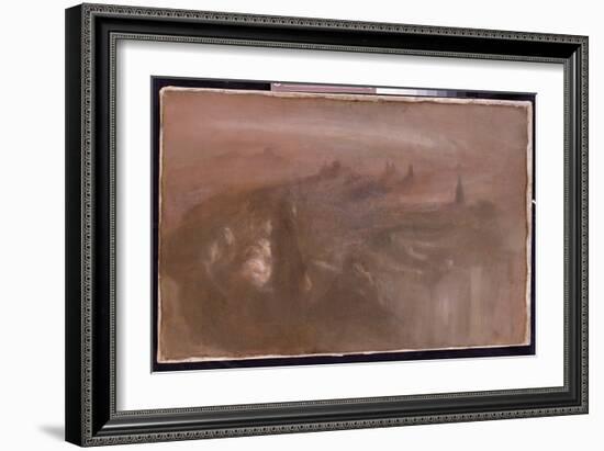 Aurora (Oil on Canvas)-Eugene Carriere-Framed Giclee Print