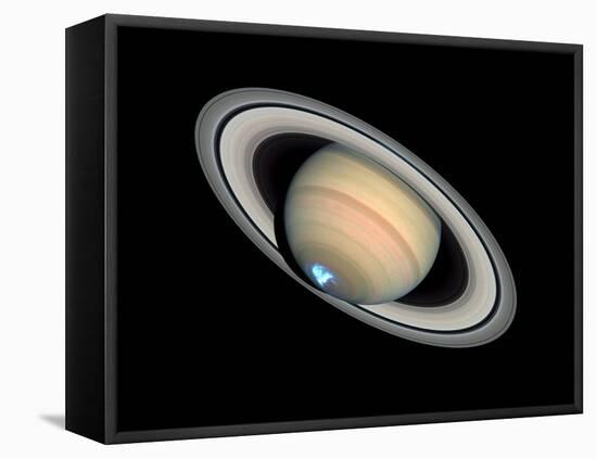 Aurora on Saturn-null-Framed Premier Image Canvas