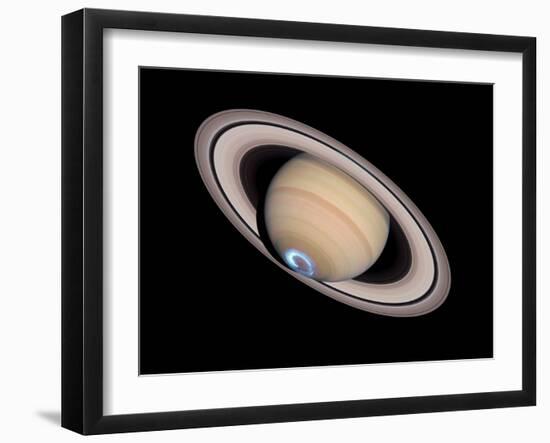 Aurora on Saturn-null-Framed Photographic Print