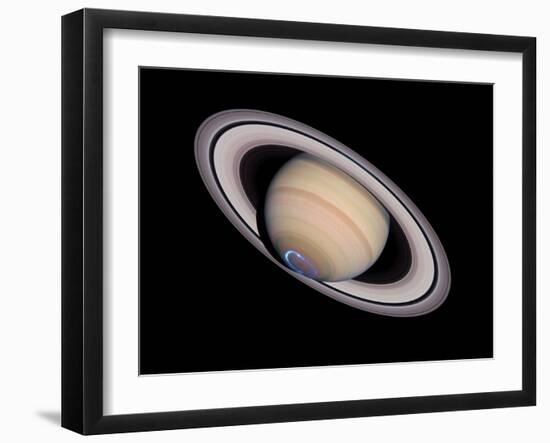 Aurora on Saturn-null-Framed Photographic Print