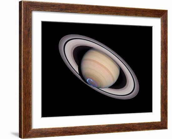 Aurora on Saturn-null-Framed Photographic Print