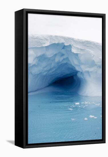 Aurora Passage, Antarctica. Artistic Iceberg-Janet Muir-Framed Premier Image Canvas