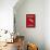 Aurora Red Salmon-null-Framed Stretched Canvas displayed on a wall
