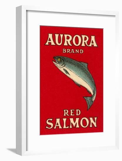 Aurora Red Salmon-null-Framed Premium Giclee Print