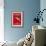 Aurora Red Salmon-null-Framed Premium Giclee Print displayed on a wall