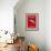 Aurora Red Salmon-null-Framed Premium Giclee Print displayed on a wall