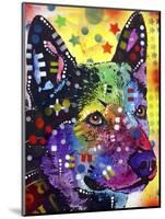 Aus Cattle Dog-Dean Russo-Mounted Giclee Print