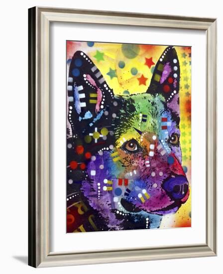 Aus Cattle Dog-Dean Russo-Framed Giclee Print