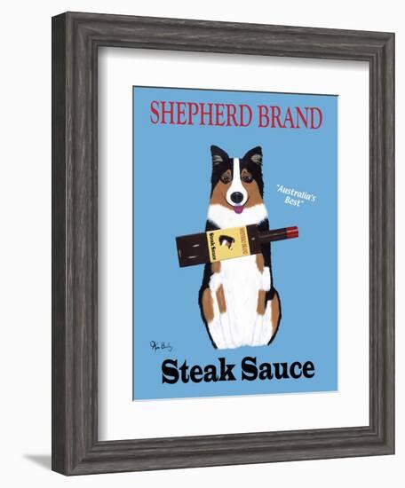 Aussie Steak-Ken Bailey-Framed Giclee Print