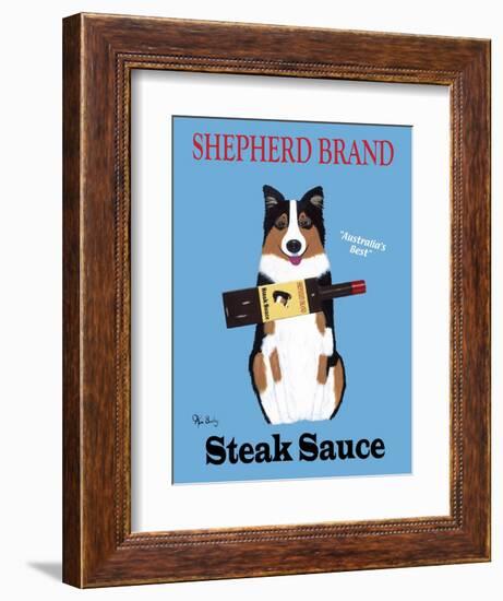 Aussie Steak-Ken Bailey-Framed Giclee Print