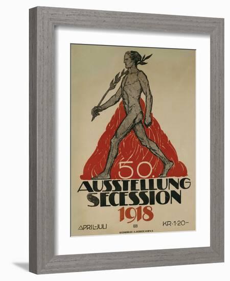 Ausstellung Secession, 1918-null-Framed Giclee Print