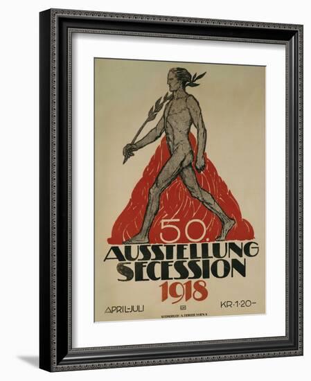 Ausstellung Secession, 1918-null-Framed Giclee Print