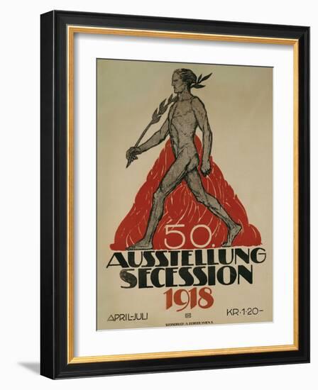 Ausstellung Secession, 1918-null-Framed Giclee Print