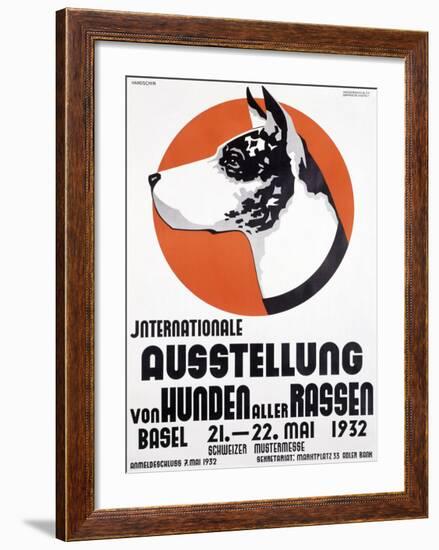 Austellung Von Hundren-Johannes Handschin-Framed Giclee Print